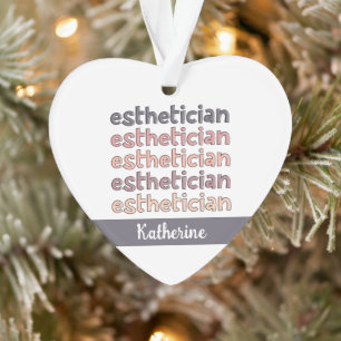 Personalisierter Östhetiker Kosmetologe Beautician Ornament