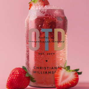 Personalisierter OTD Doktor der Arbeitstherapie Dosenglas