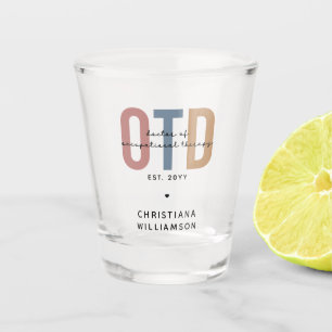Personalisierter OTD Doktor der Arbeitstherapie Schnapsglas