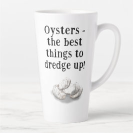 Personalisierter Oyster Fisherman's Latte Becher Milchtasse