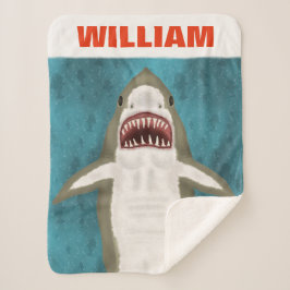 Personalisierter Ozean Funny Funny Sherpadecke