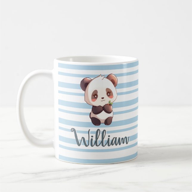 Personalisierter Panda-Becher Kaffeetasse (Links)