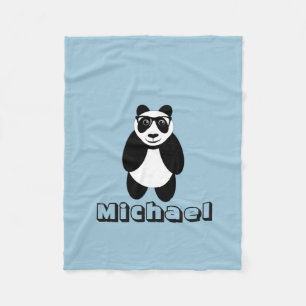 Personalisierter Panda Fleecedecke