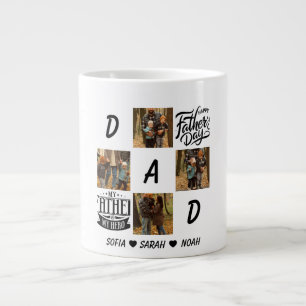 Personalisierter Papa-Becher Benutzerdefiniertes Jumbo-Tasse