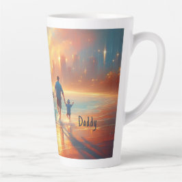 Personalisierter Papa-Latte-Mug - Immer an deiner  Milchtasse