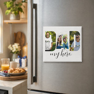 Personalisierter „PAPA mein Held“ Magnet