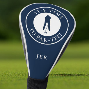 Personalisierter Par Tee Golfspieler Monogramm Bla Golf Headcover