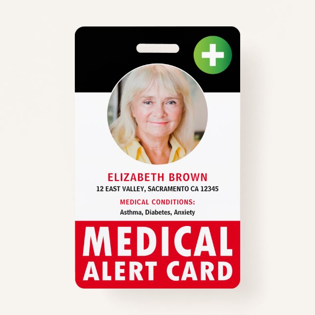 Personalisierter Patientenpass Ausweis (Vorderseite)
