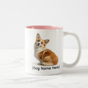 Personalisierter Pembroke Corgi „Ich besitze dich“ Zweifarbige Tasse