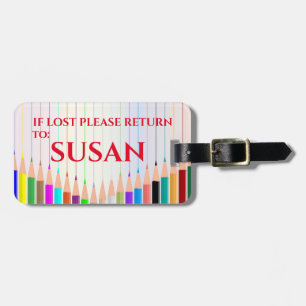 PERSONALISIERTER PENCIL PERSONALISIERT GEPÄCKANHÄNGER