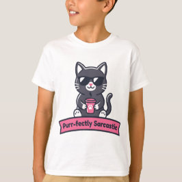 Personalisierter perfekt sarkastischer schwarzer K T-Shirt