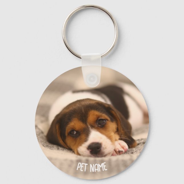 Personalisierter Pet-Schlüsselanhänger - Benutzerd Schlüsselanhänger (Vorderseite)