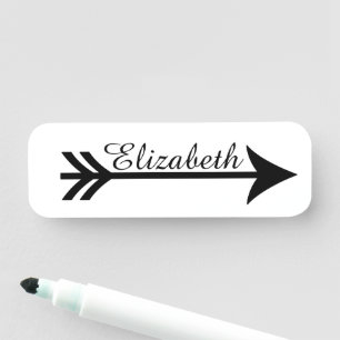 Personalisierter Pfeil Namensschild