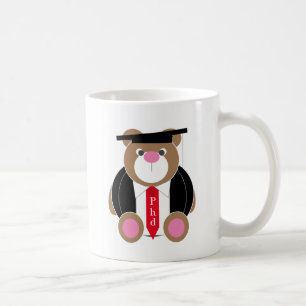Personalisierter Phd niedlicher Teddybär Kaffeetasse
