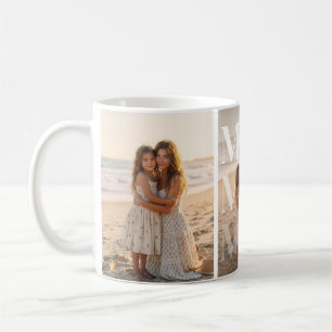 Personalisierter PhotoPop-Mutter-3-Foto-Tasse Kaffeetasse
