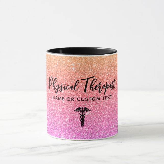 Personalisierter Physiotherapeut Rainbow Medical Tasse (Zentrum)