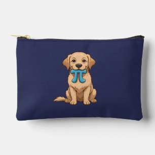 Personalisierter Pi Day Hund mit Pi Symbol Zubehörtasche