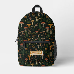 Personalisierter Pilzwald Bedruckter Rucksack