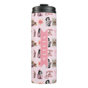 Personalisierter Pin-Up Glamour Alter Hollywood Re Thermosbecher