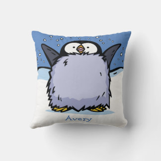 Personalisierter Pinguin-Kick Nahes Aufkissen Kissen