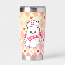 Personalisierter Pink Ghost NurHalloween-Kaffee