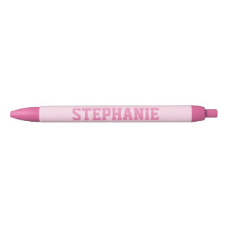 Personalisierter Pink-Pen-Patch-Varianz Kugelschreiber