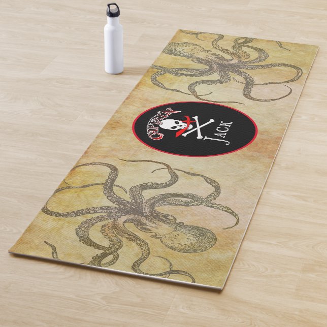 Personalisierter Piratenkapitän Yogamatte (Beispiel)