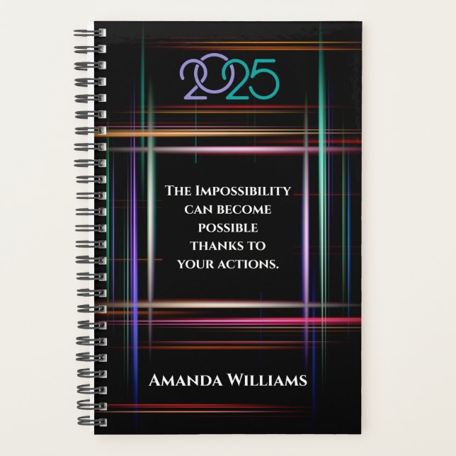 Personalisierter Planer für 2025 (Vorderseite)