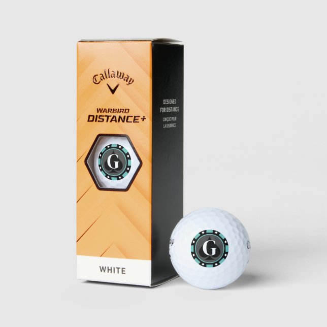 Personalisierter Poker-Chip Callaway-Golfgeschenk Golfball (Verpackungen)