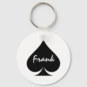 Personalisierter Poker-Schlüsselanhänger mit Schlüsselanhänger