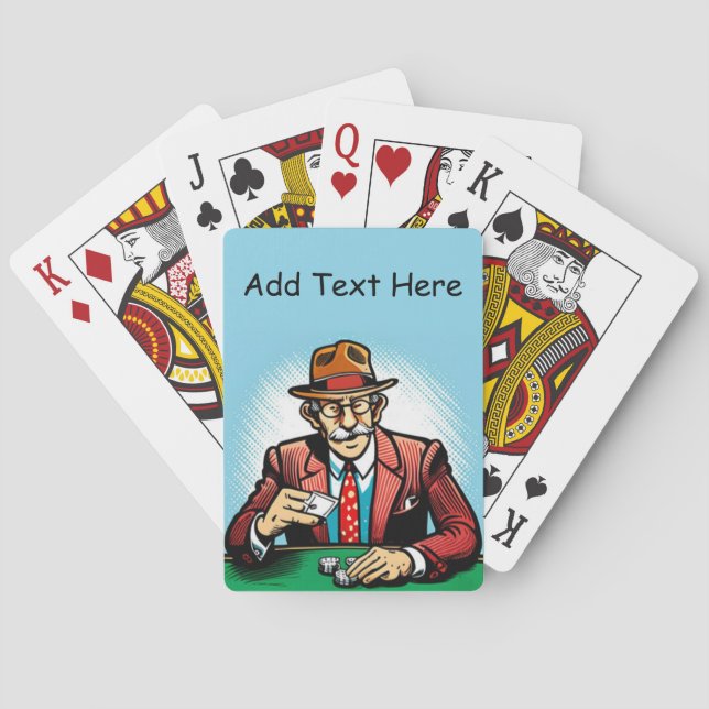 Personalisierter Poker Spielkarten (Rückseite)