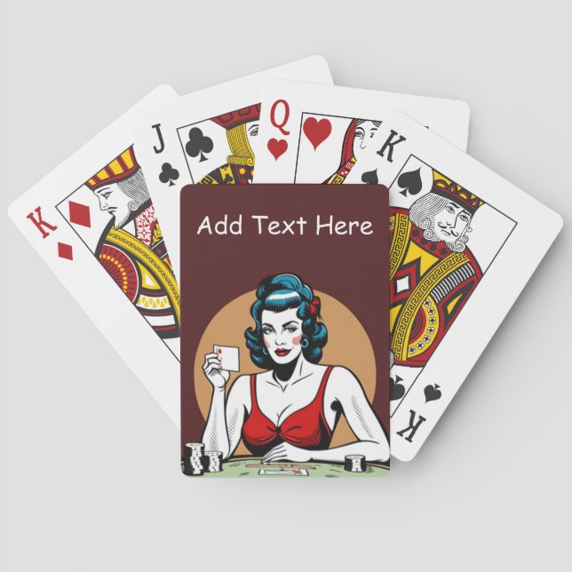 Personalisierter Poker Spielkarten (Rückseite)