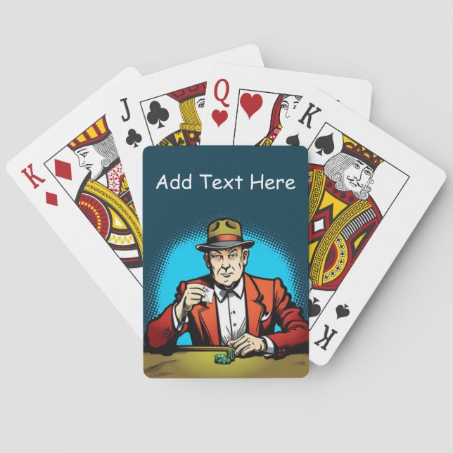 Personalisierter Poker Spielkarten (Rückseite)