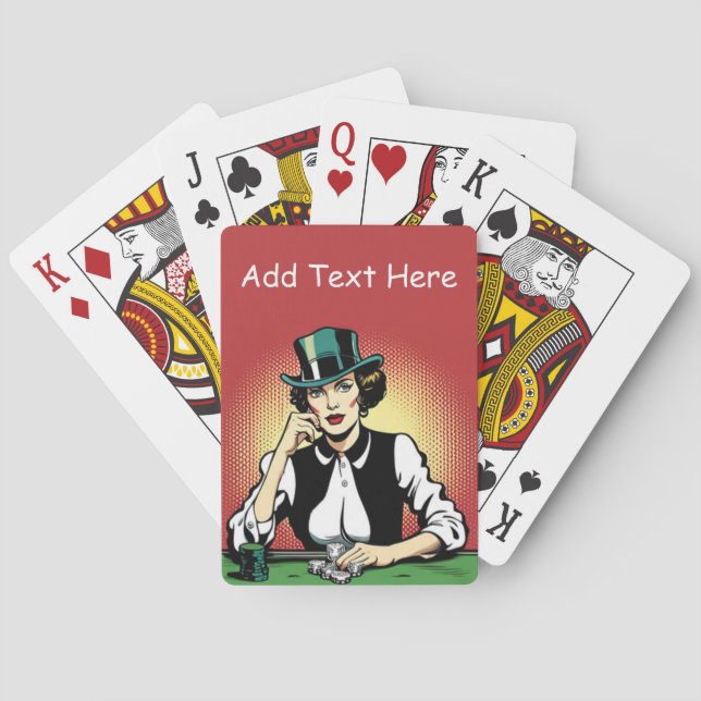 Personalisierter Poker Spielkarten (Rückseite)