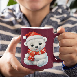 Personalisierter Polar Bär Kinder Tasse