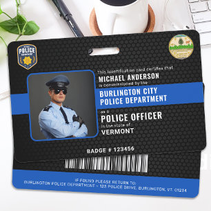 Personalisierter Polizeibeamter Personalausweis St Ausweis