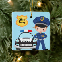 Personalisierter Polizeibeamter und Patrouillenkin