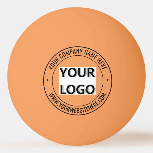 Personalisierter Pong-Ball für Ihr Unternehmen Tischtennisball (Vorderseite)
