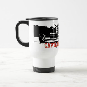 Personalisierter Pontoon Boat Travel Mug Reisebecher