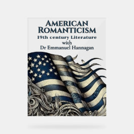 Personalisierter Post-Grunge-Romantizismus Amerika Acrylschild