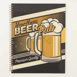 Personalisierter Premium Cold Beer Tasse Pub Bar Planer