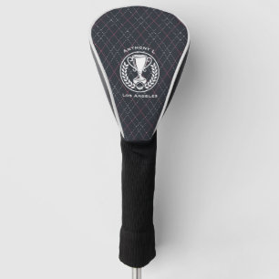 Personalisierter Preppy-Argyle-Golf-Driver Golf Headcover
