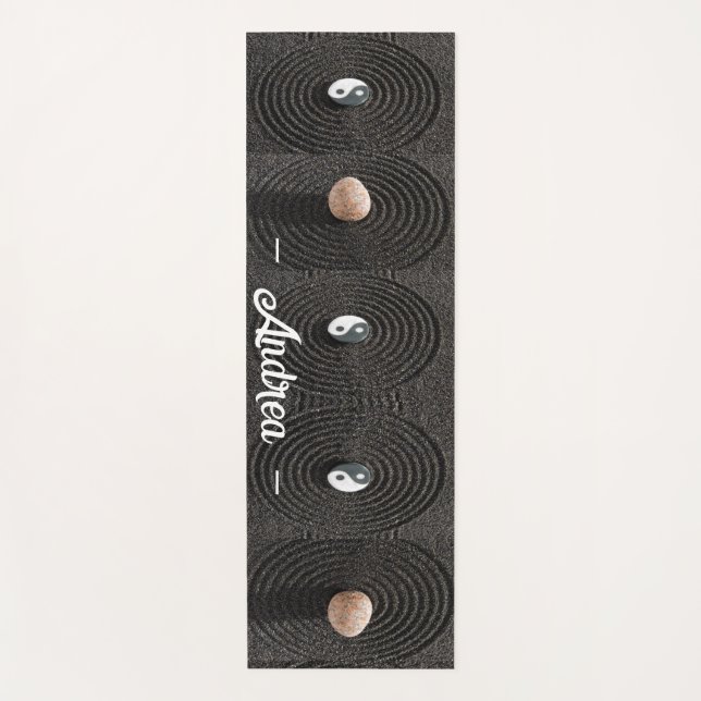 personalisierter psychedelischer, ruhiger, moderne yogamatte (Vorderseite)