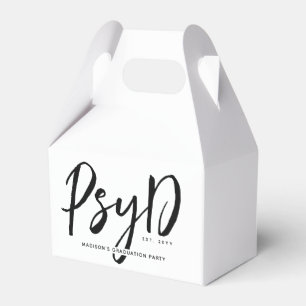 Personalisierter PsyD-Doktor der Psychologie Geschenkschachtel