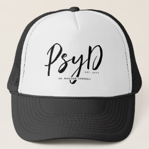 Personalisierter PsyD-Doktor der Psychologie Truckerkappe