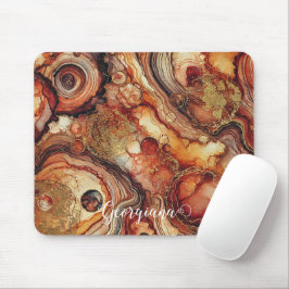 Personalisierter Pumpkin Gewürz Autumnal Alkohol T Mousepad