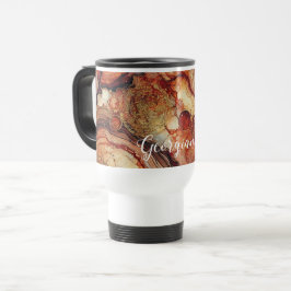 Personalisierter Pumpkin Gewürz Autumnal Alkohol T Reisebecher