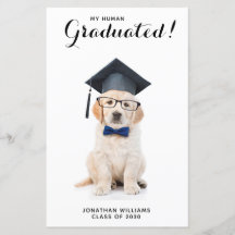 Personalisierter Puppy Dog Graduate Abschluss