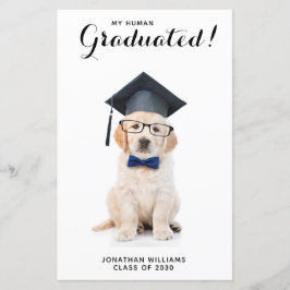 Personalisierter Puppy Dog Graduate Abschluss