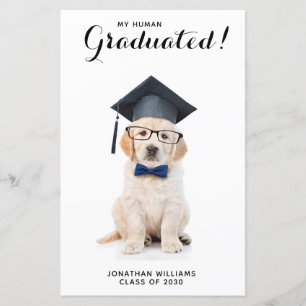 Personalisierter Puppy Dog Graduate Abschluss